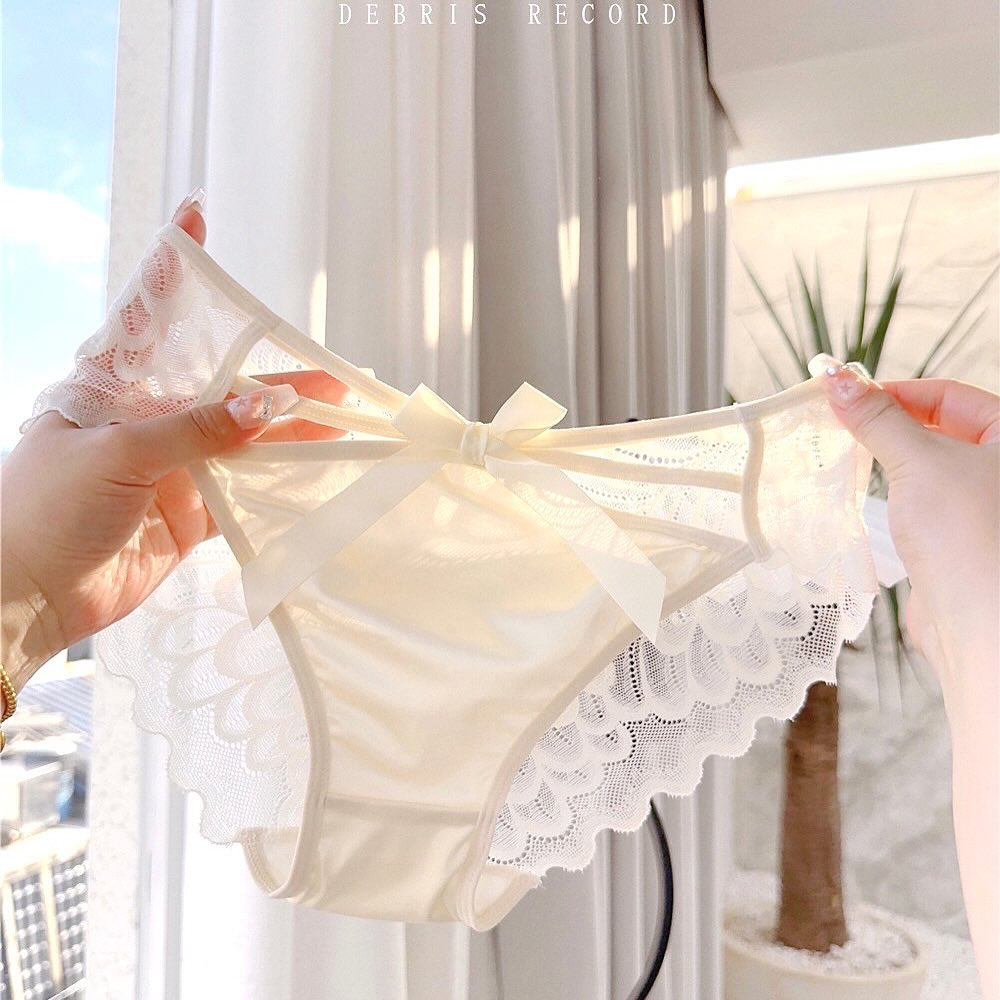 Braga con encaje y cintas frontales elásticas