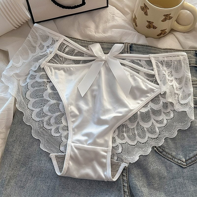 Braga con encaje y cintas frontales elásticas