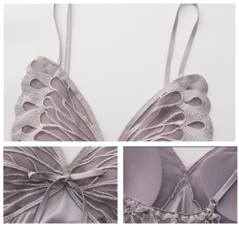 Picardía Mariposa Purpurina