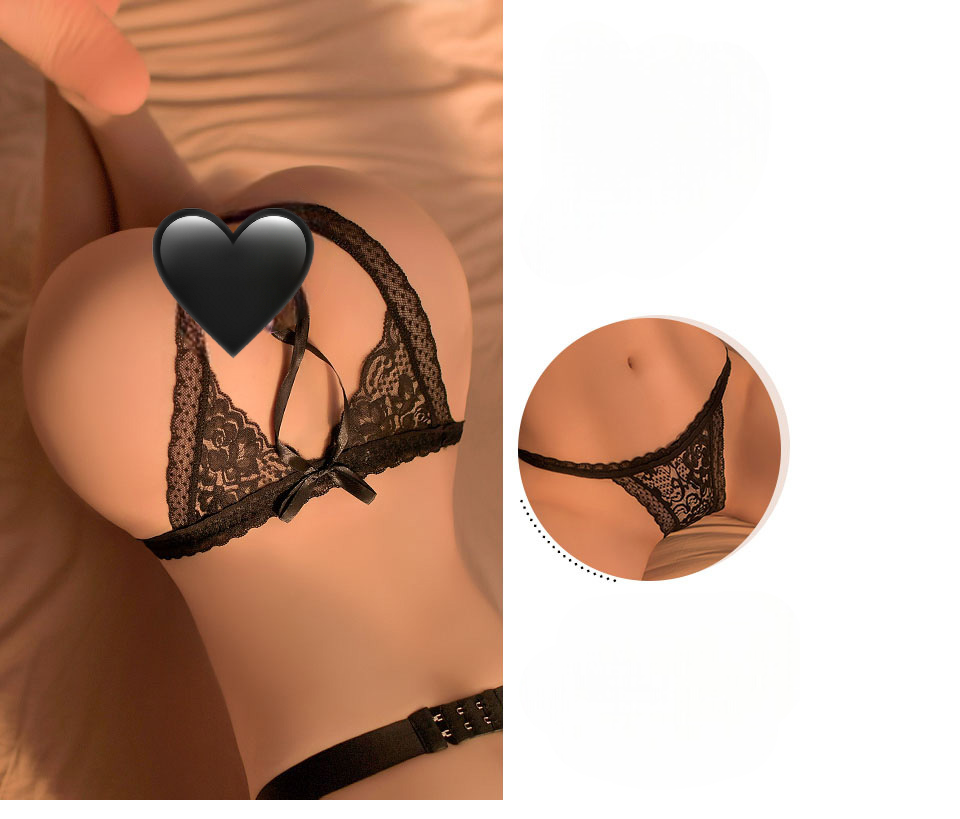 Braga Brasileña Encaje con Apertura Inferior