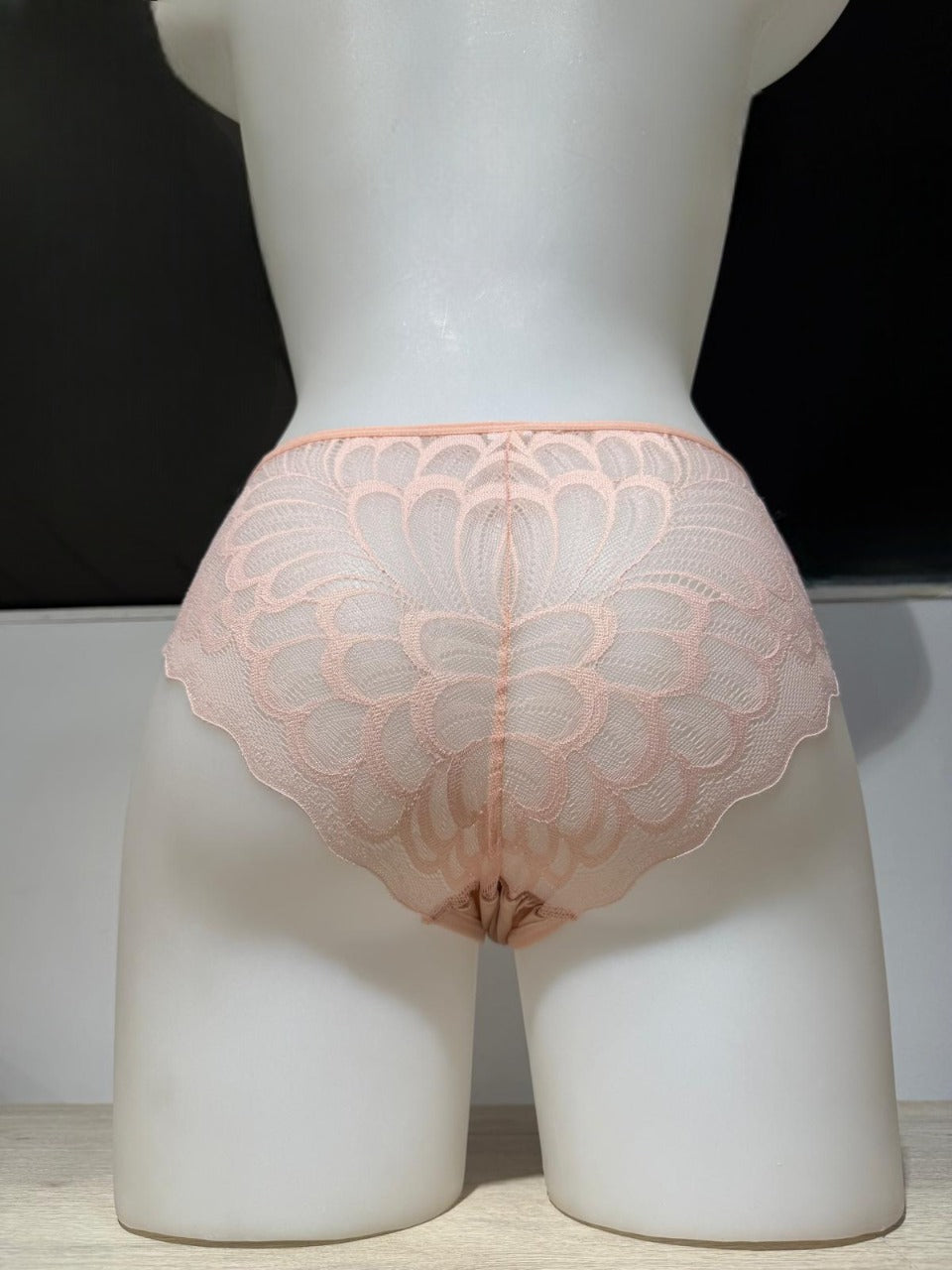 Braga con encaje y cintas frontales elásticas